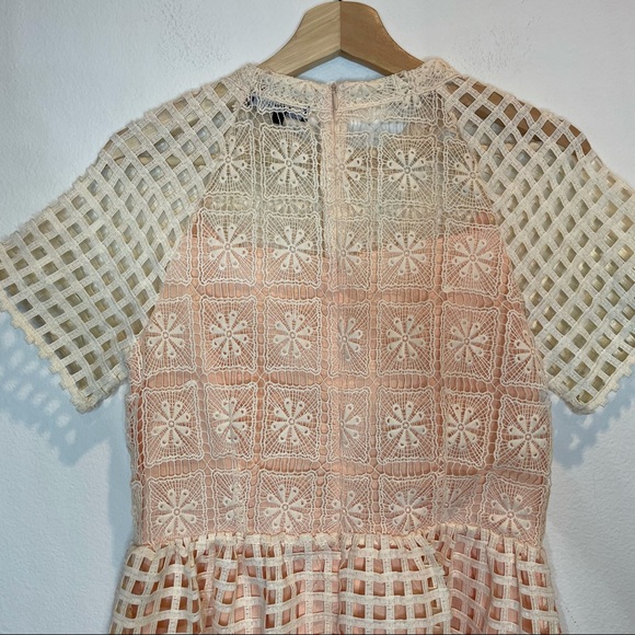 ELLIAT REVOLVE Soft Pink Lace Overlay Dress - Picture 7 of 15